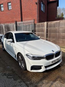 BMW 5 Series M Sport 520D White 2018