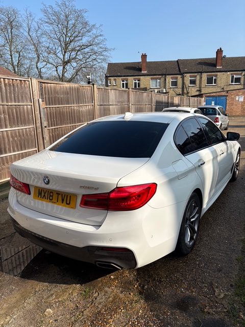 
								BMW 5 Series M Sport 520D White 2018 full									