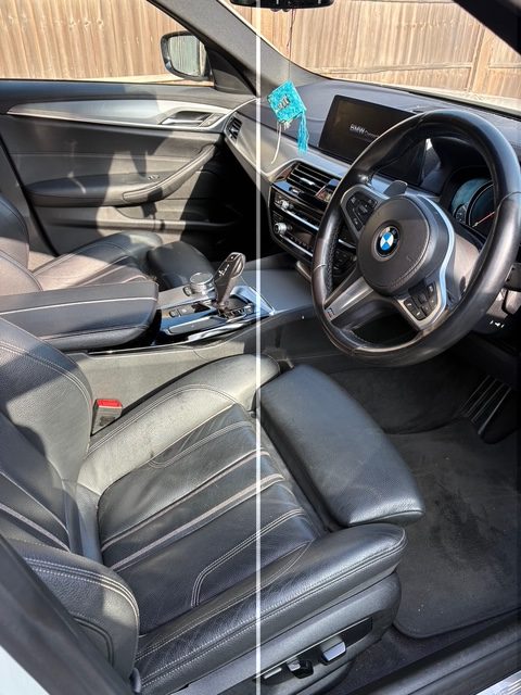 
								BMW 5 Series M Sport 520D White 2018 full									